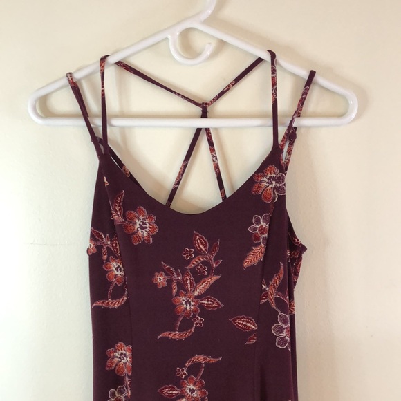 AEROPOSTALE MINI FLORAL STRAP DRESS SMALL - Picture 3 of 7